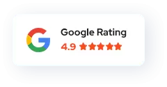 a screen shot of google logo rating